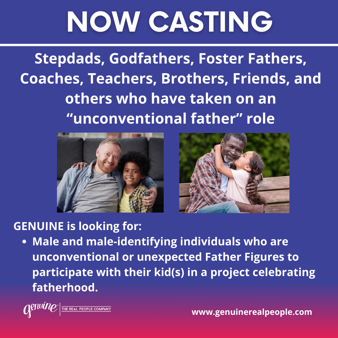 CASTING: Unconventional Fathers & Their Kids