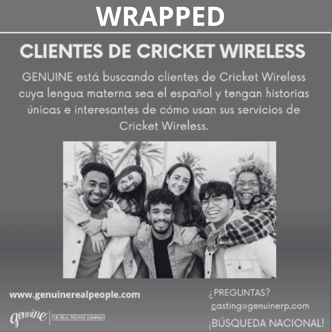 AUDICIONANDO: Clientes de Cricket Wireless