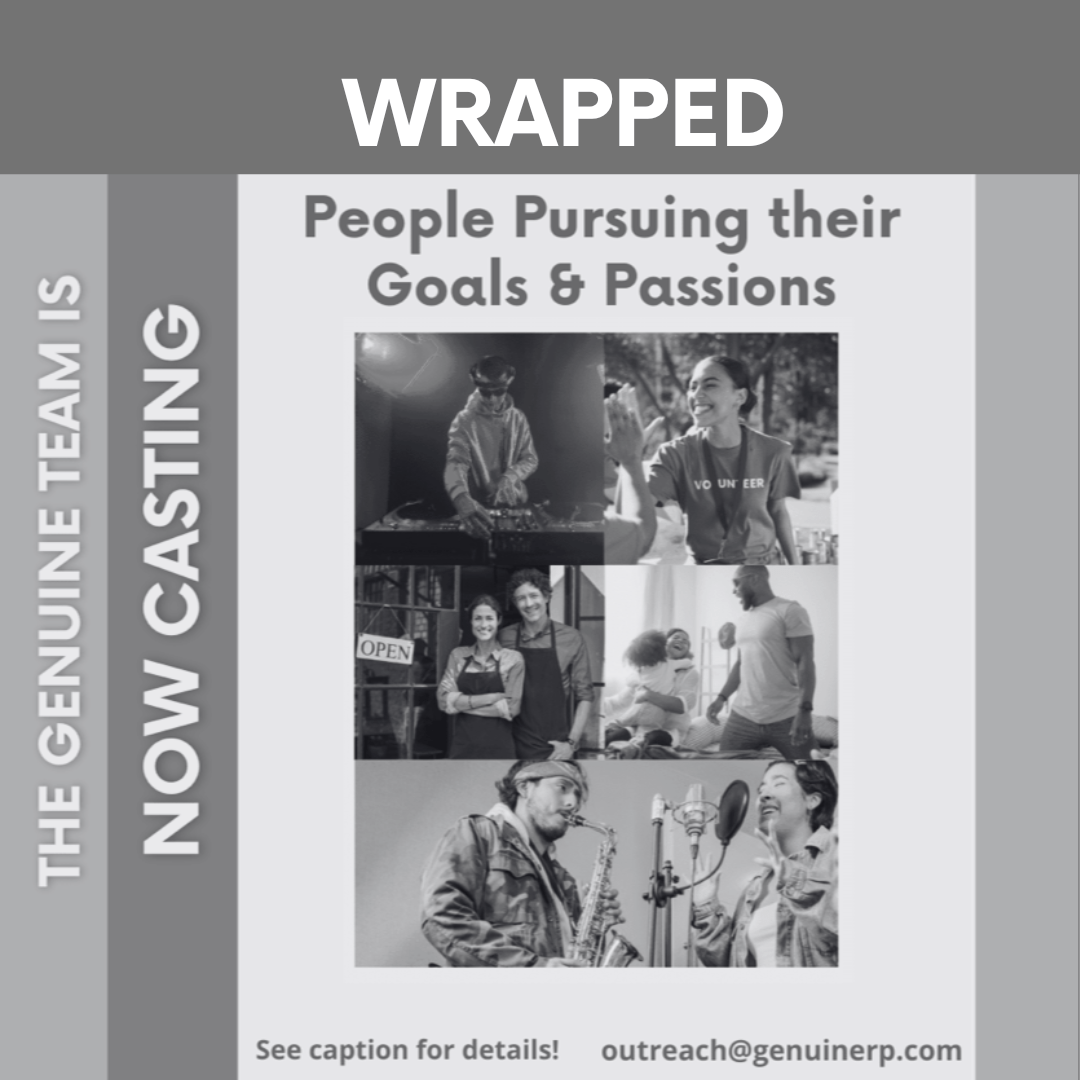 CASTING: People Pursuing their Goals & Passions 